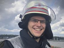 Julian Blumenstock, photo by Feuerwehr Hamburg